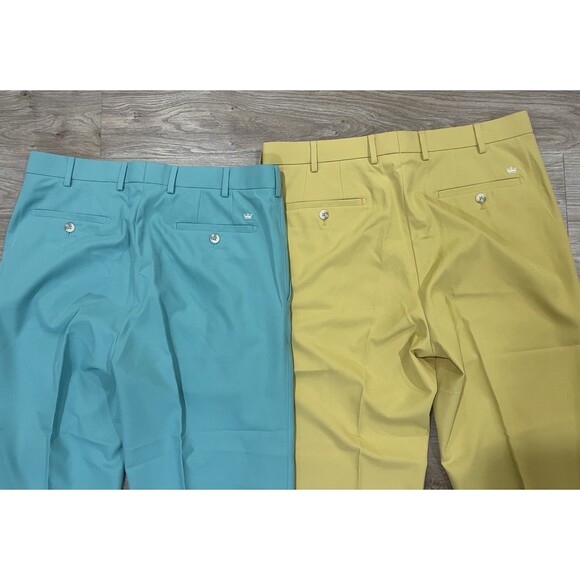 Peter Millar Pants Mens 34x33 Durham High Drape Performance Wicking Golf - X6 - Picture 16 of 16